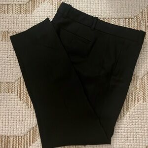 J CREW Petite Wool Trouser - Zip flat pockets Straight Tapered Leg 4P